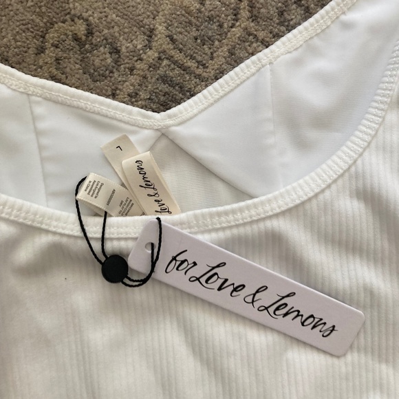 For Love And Lemons White Bodysuit - Picture 4 of 7